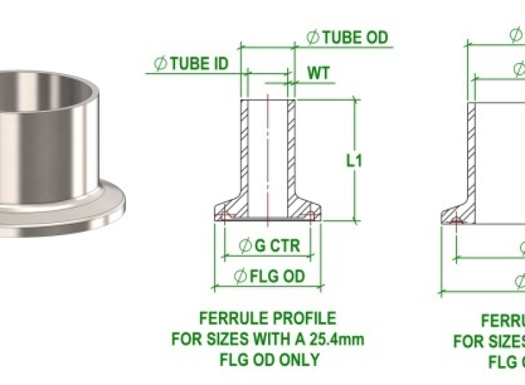 FERRULE INOX 304, FERRULE INOX 316, ADAPTER INOX 304, 316, MÔI CLAMP INOX 304, MÔI CLAMP INOX 316