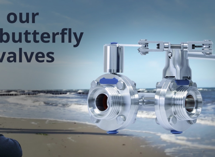 VAN BƯỚM INOX VI SINH CHỮ T M&S|M&S-T-butterfly valves