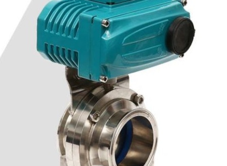 Van bướm vi sinh điều khiển điện