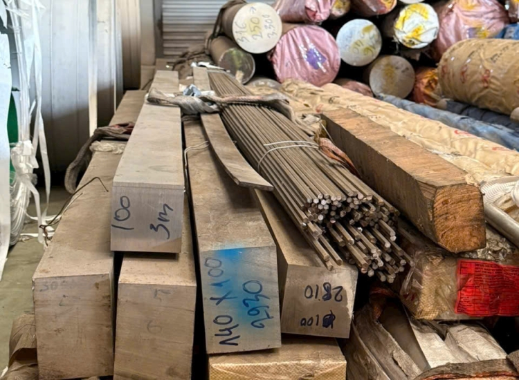 THANH LÁP VUÔNG ĐẶC INOX 304|316 - 200x200|Stainless Steel Square Bar 200 x 200 - 304|316