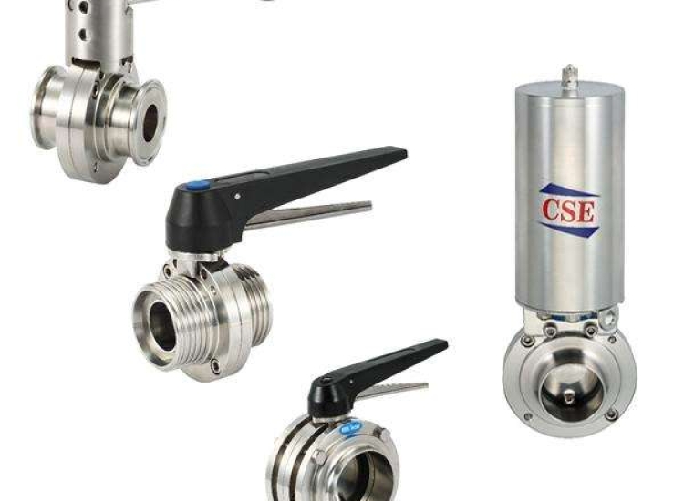 VAN BƯỚM TAY RÚT INOX 304, VAN BƯỚM TAY RÚT INOX 316, VAN TAY RÚT, VAN BƯỚM VI SINH