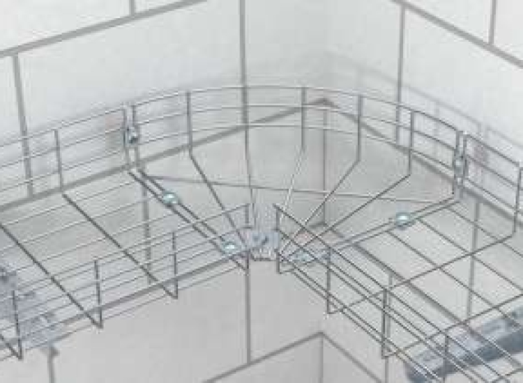 Máng lưới inox 304/316| Wire mesh cable tray stainless 304/316 - ML50