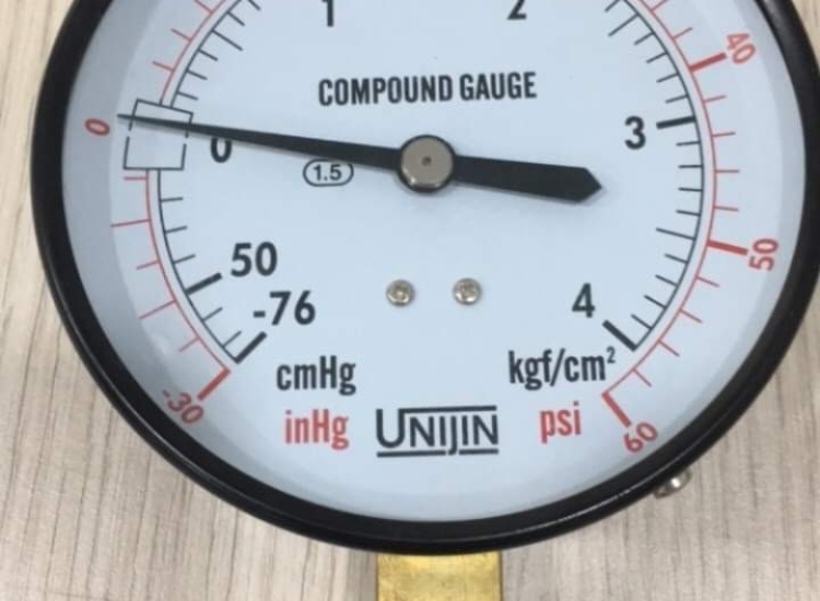 ĐỒNG HỒ ÁP SUẤT CHÂN ĐỨNG | UNIJIN | P110(A)/ UNIJIN PRESSURE GAUGE P110