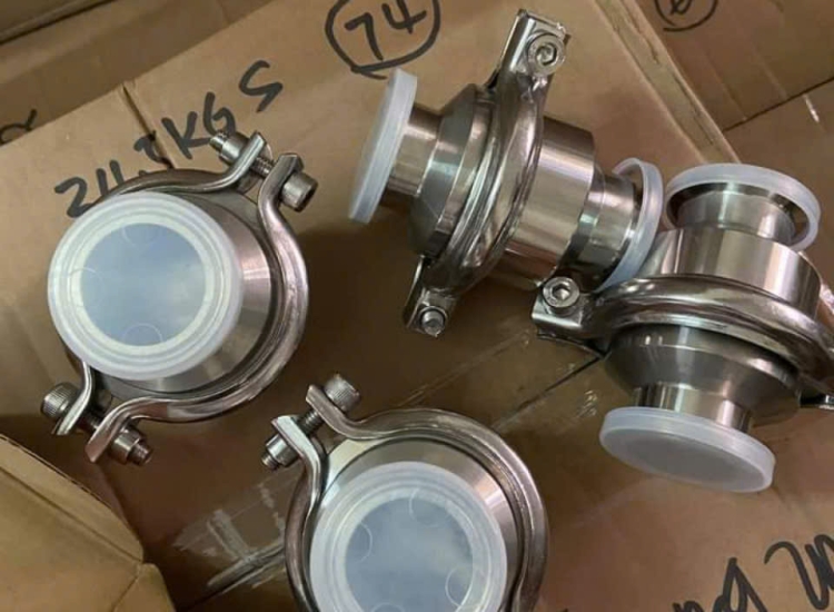 Van một chiều kết nối clamp 304, Van một chiều kết nối clamp 316, inox 304, inox 316