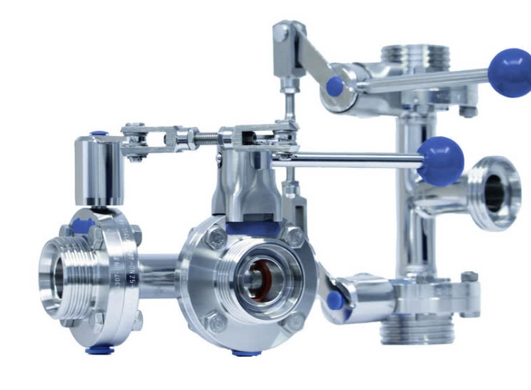 VAN BƯỚM INOX VI SINH CHỮ T M&S|M&S-T-butterfly valves