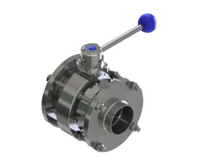 VAN BI INOX VI SINH M&S TAY GẠT KẾT NỐI HÀN |M&S BALL VALVES